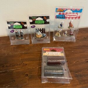 Lemax Figurines and Extra Chargers